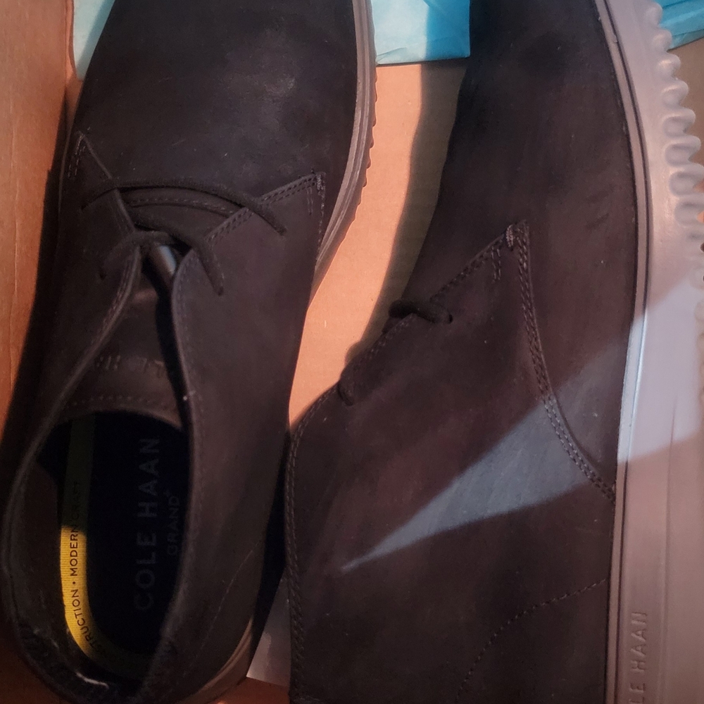 Cole Haan Men's Black Chukka Boots